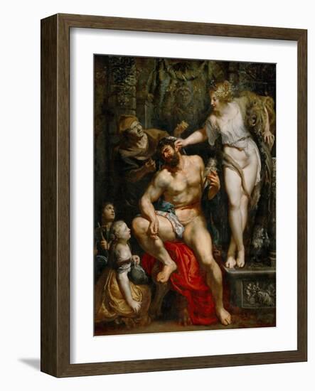 Hercules and Omphale, 1602-1605-Peter Paul Rubens-Framed Giclee Print