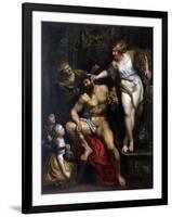 Hercules and Omphale, 1606-Peter Paul Rubens-Framed Giclee Print