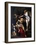 Hercules and Omphale, 1606-Peter Paul Rubens-Framed Giclee Print