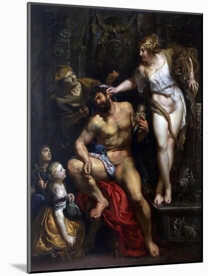 Hercules and Omphale, 1606-Peter Paul Rubens-Mounted Giclee Print