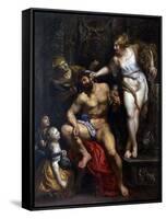Hercules and Omphale, 1606-Peter Paul Rubens-Framed Stretched Canvas