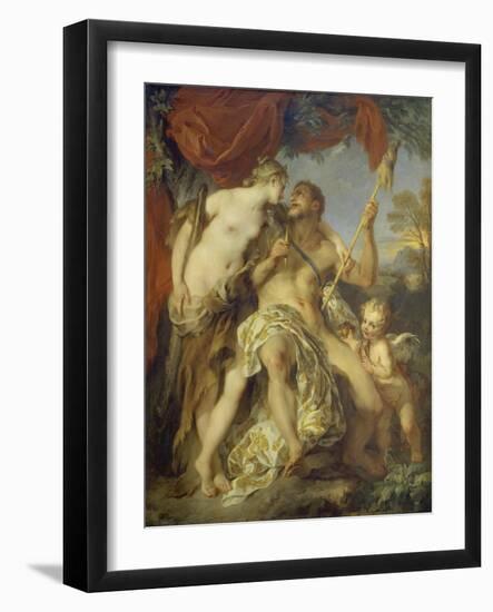 Hercules and Omphale, 1724-François Lemoyne-Framed Giclee Print