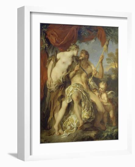 Hercules and Omphale, 1724-François Lemoyne-Framed Giclee Print