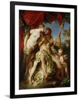 Hercules and Omphale, 1724-Francois Lemoyne-Framed Giclee Print