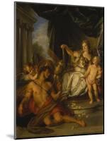 Hercules and Omphale, 1731-Charles Antoine Coypel-Mounted Giclee Print