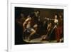 Hercules and Omphale, C. 1640-Bernardo Cavallino-Framed Giclee Print