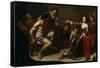 Hercules and Omphale, C. 1640-Bernardo Cavallino-Framed Stretched Canvas