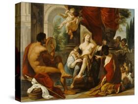 Hercules and Omphale, c.1700-10-Luigi Garzi-Stretched Canvas