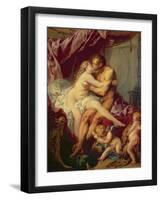 Hercules and Omphale-Francois Boucher-Framed Giclee Print