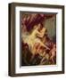 Hercules and Omphale-Francois Boucher-Framed Premium Giclee Print
