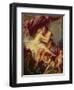 Hercules and Omphale-Francois Boucher-Framed Premium Giclee Print