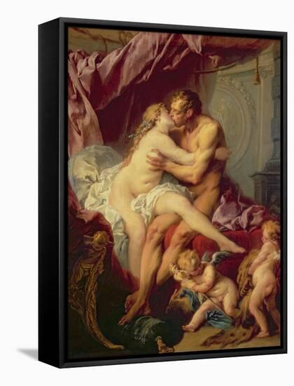 Hercules and Omphale-Francois Boucher-Framed Stretched Canvas