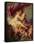 Hercules and Omphale-Francois Boucher-Framed Stretched Canvas