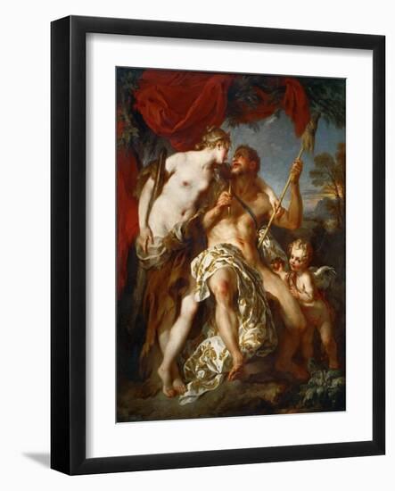 Hercules and Omphale-François Le Moyne-Framed Giclee Print