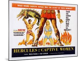 Hercules and the Captive Women-null-Mounted Art Print