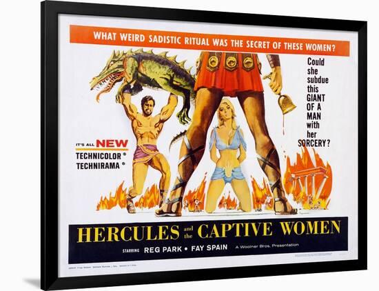Hercules and the Captive Women-null-Framed Art Print
