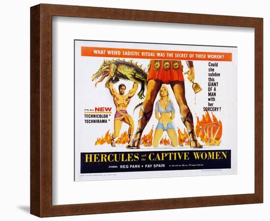 Hercules and the Captive Women-null-Framed Art Print