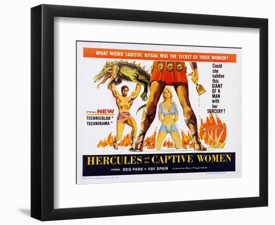 Hercules and the Captive Women-null-Framed Art Print