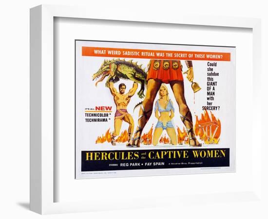 Hercules and the Captive Women-null-Framed Art Print