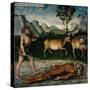 Hercules and the Cattle of Geryones (From the Labours of Hercule)-Lucas Cranach the Elder-Stretched Canvas