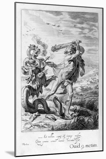 Hercules and the Hydra, 1655-Michel de Marolles-Mounted Giclee Print