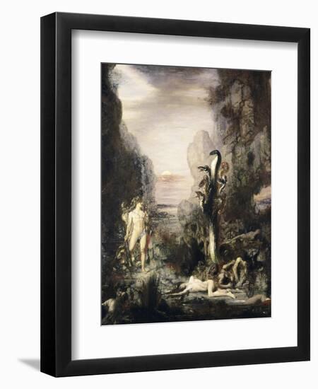 Hercules and the Hydra-Gustave Moreau-Framed Giclee Print