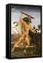 Hercules and the Hydra-Antonio Del Pollaiolo-Framed Stretched Canvas