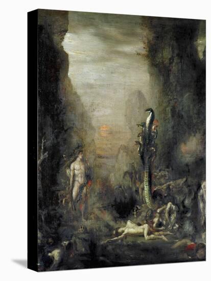 Hercules and the Lernaean Hydra, after Gustave Moreau, circa 1876-Narcisse Berchere-Stretched Canvas