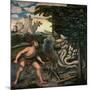 Hercules and the Lernaean Hydra (From the Labours of Hercule)-Lucas Cranach the Elder-Mounted Giclee Print