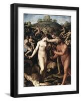 Hercules and the Muses-Alessandro Allori-Framed Giclee Print