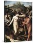 Hercules and the Muses-Alessandro Allori-Stretched Canvas