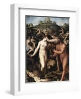 Hercules and the Muses-Alessandro Allori-Framed Premium Giclee Print