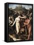 Hercules and the Muses-Alessandro Allori-Framed Stretched Canvas