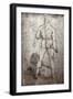 Hercules and the Nemean Lion, c.1504-8-Leonardo da Vinci-Framed Premium Giclee Print