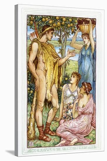 Hercules and the Nymphs-Walter Crane-Stretched Canvas