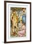 Hercules and the Nymphs-Walter Crane-Framed Giclee Print