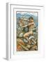 Hercules and the Old Man of the Sea-Walter Crane-Framed Giclee Print