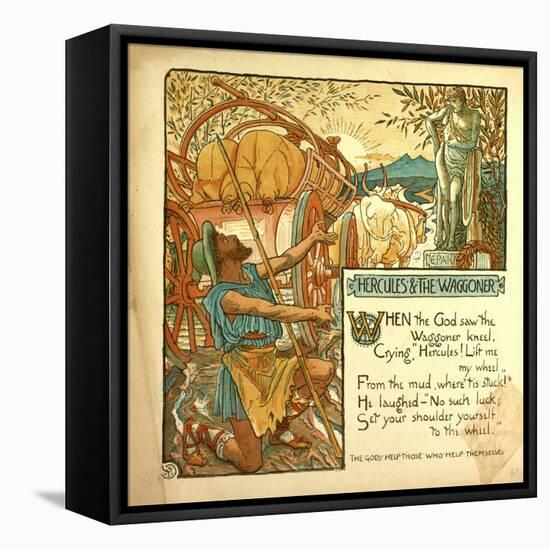 Hercules and the Waggoner-null-Framed Stretched Canvas