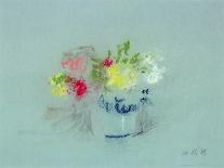 Flowers in a Blue and White Jar-Hercules Brabazon Brabazon-Giclee Print
