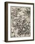 Hercules Conquering Cacus, C.1496 (Woodcut)-Albrecht Dürer or Duerer-Framed Giclee Print