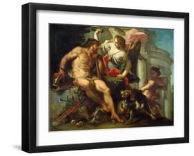 Hercules Crowned by Fame-Sebastiano Conca-Framed Giclee Print