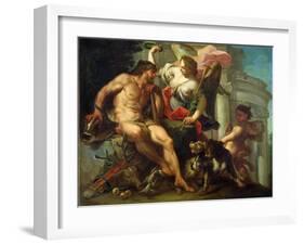 Hercules Crowned by Fame-Sebastiano Conca-Framed Giclee Print