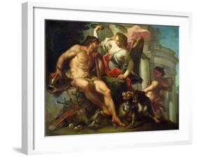 Hercules Crowned by Fame-Sebastiano Conca-Framed Giclee Print