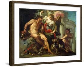 Hercules Crowned by Fame-Sebastiano Conca-Framed Giclee Print