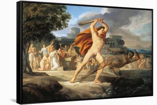 Hercules Defeats Thanatos-Pelagio Palagi-Framed Stretched Canvas