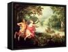 Hercules, Deianeira and the Centaur Nessus, 1612-David Vinckboons-Framed Stretched Canvas