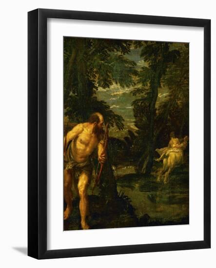 Hercules, Deianira and the Centaur Nessus-Paolo Veronese-Framed Giclee Print