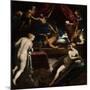 Hercules Expelling the Faun from Omphale's Bed-Jacopo Tintoretto-Mounted Giclee Print