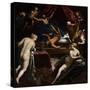 Hercules Expelling the Faun from Omphale's Bed-Jacopo Tintoretto-Stretched Canvas