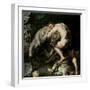 Hercules Fighting the Nemean Lion-Peter Paul Rubens-Framed Giclee Print